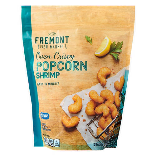 Fremont Fish Market Oven Crispy Popcorn Shrimp, 18 oz